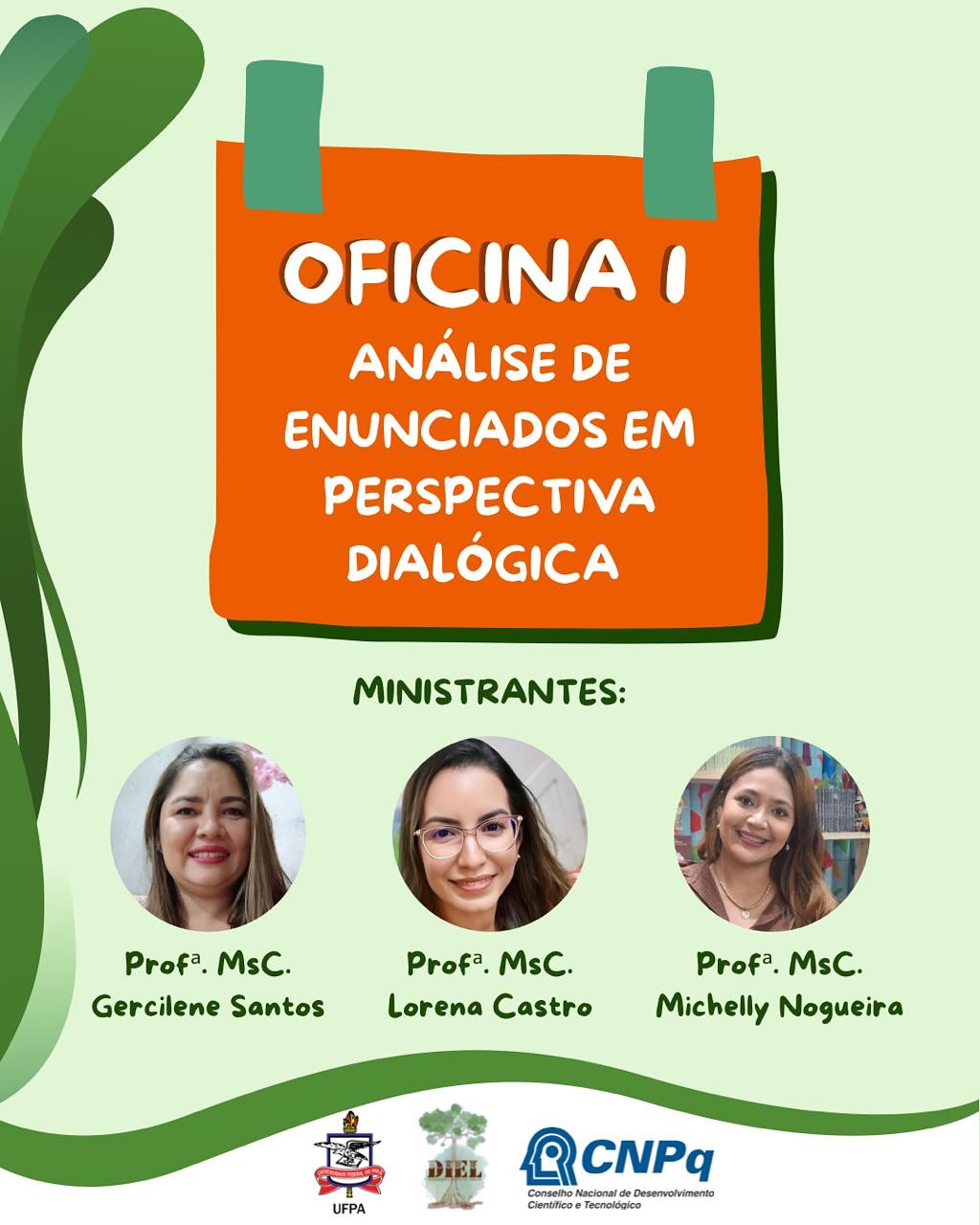 OFICINA I: Análise de enunciado em perspectiva dialógica
