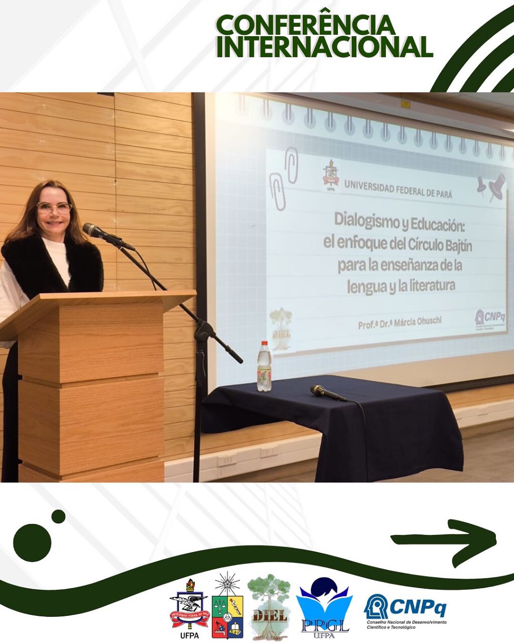Conferência Internacional na Universidade do Chile, em Santiago