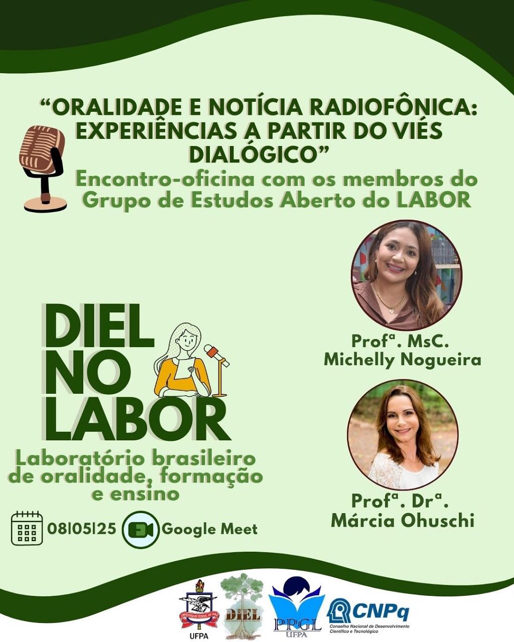 DIEL no LABOR: Oralidade e notícia radiofônica: experiências a partir do viés dialógico