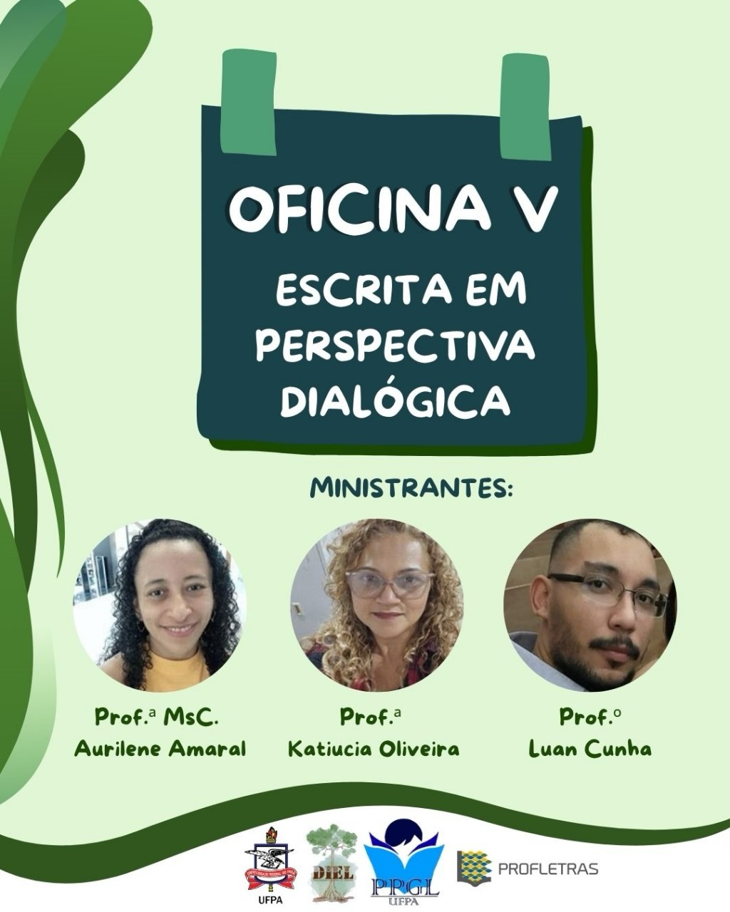 OFICINA V: Escrita em perspectiva dialógica