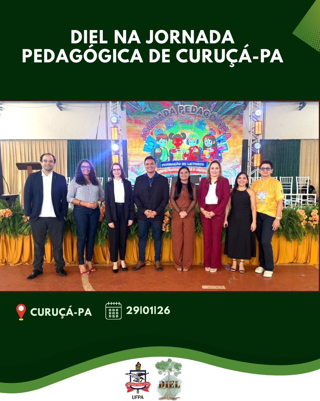 DIEL NA JORNADA PEDAGÓGICA DE CURUÇÁ-PA