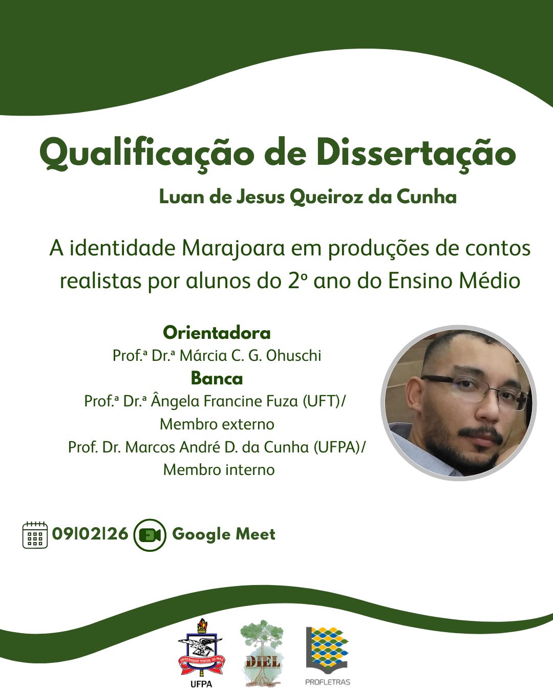 Qualificação Dissertação de Mestrado Luan de Jesus Queiroz da Cunha