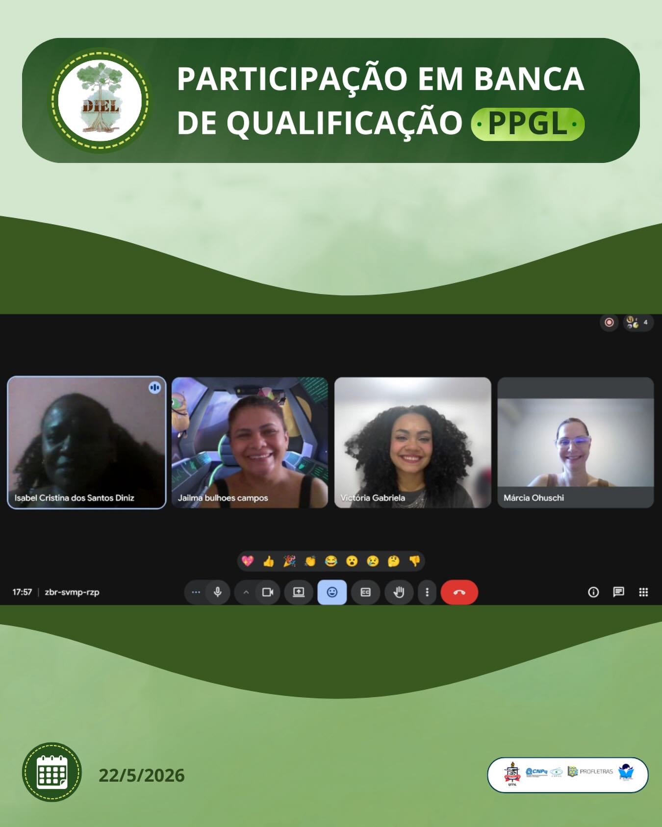 Qualificação Dissertação de Mestrado Victória Gabriela da Costa França
