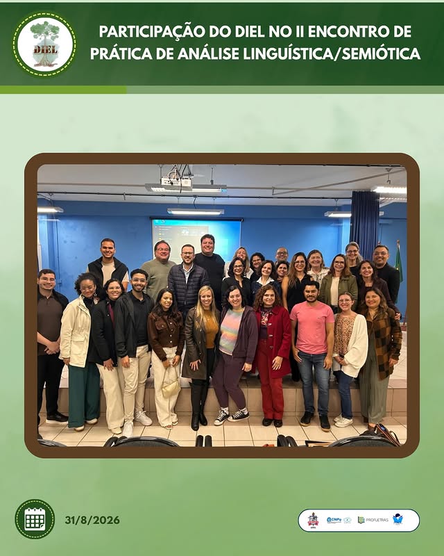 Participação do DIEL no II Encontro Nacional sobre Prática de Análise Linguística/Semiótica Na UFSC
